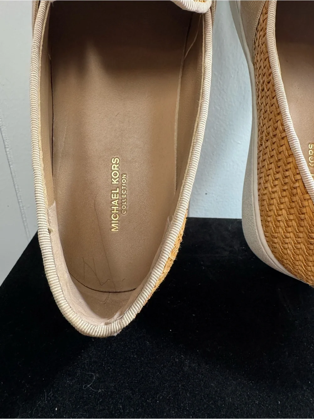 Michael Kors Collection Val Woven Bow Slip-On Sneaker